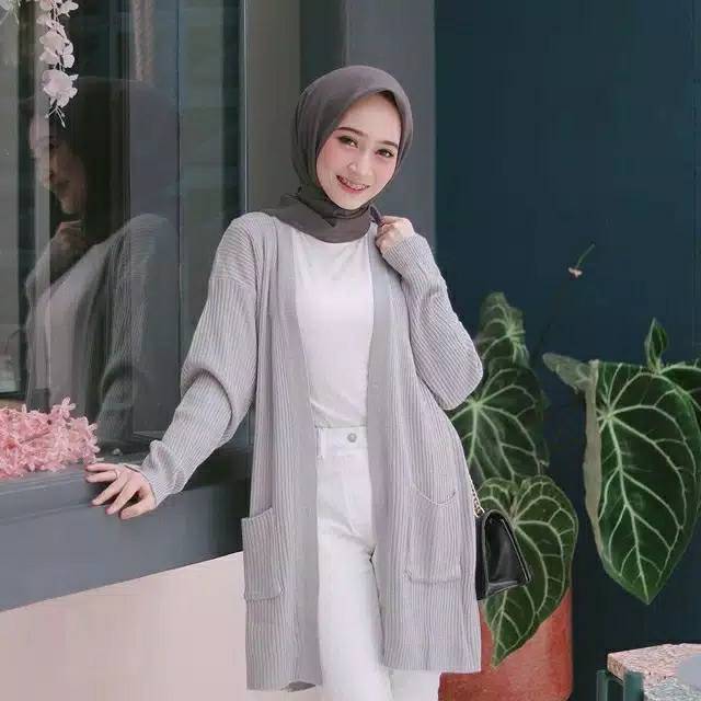 Long cardigan clearance shopee