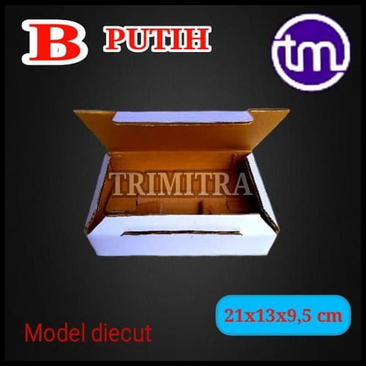 Jual KOTAK B PUTIH KARDUS KARTON BOX PACKING KEMASAN AKSESORIS SOUVENIR ...