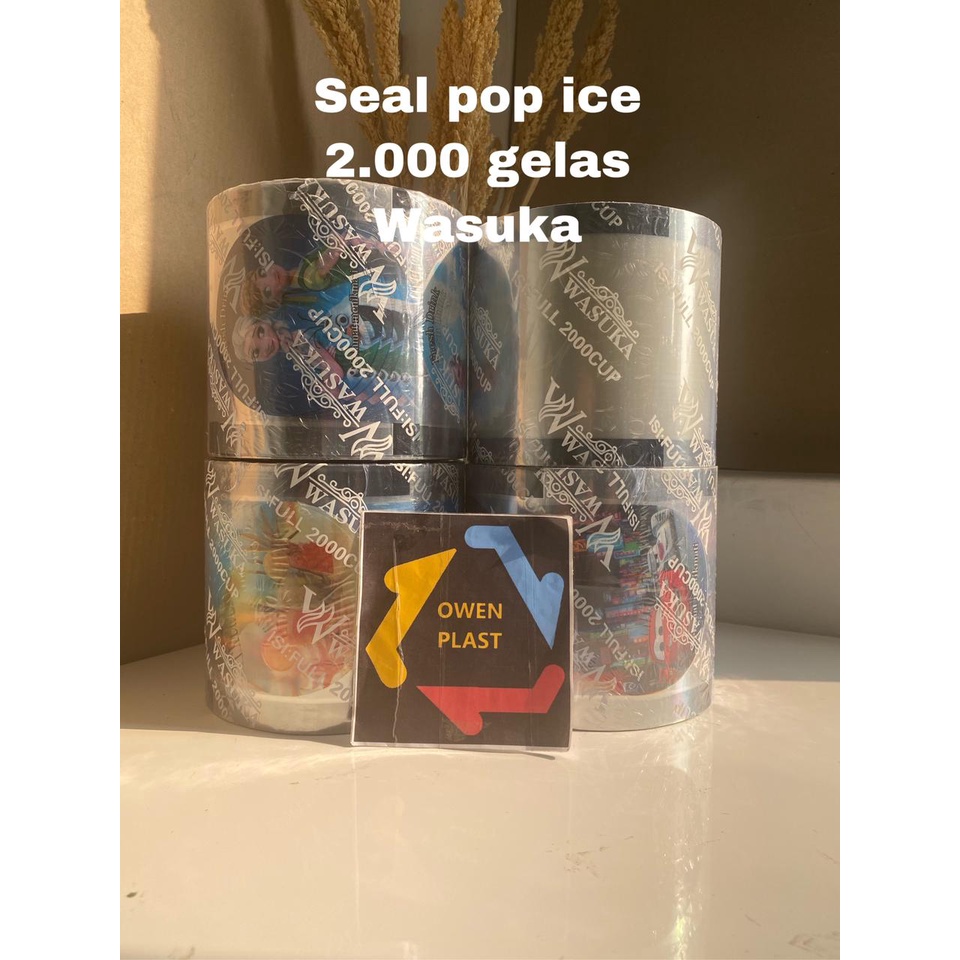 Jual PLASTIK SEALER GELAS POP ICE/SEAL PRESS/PLASTIK LID CUP 2.000