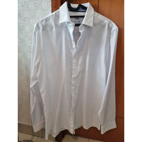 Jual Kemeja Putih Zara Man original Shopee Indonesia