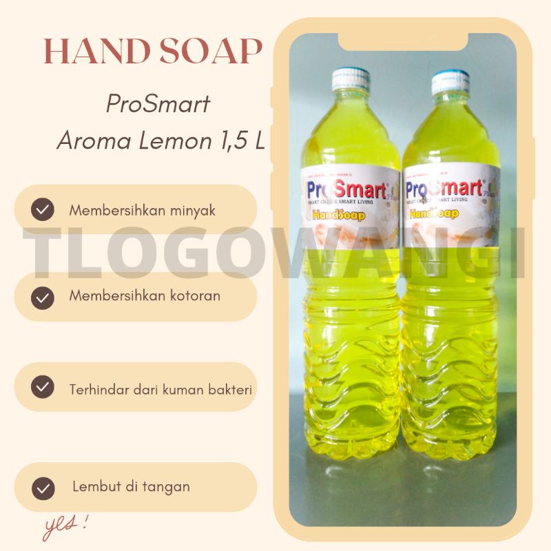 Jual Sabun Cuci Tangan Hand Soap Aroma Lemon Prosmart L Shopee Indonesia