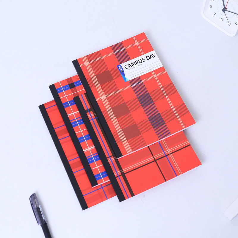 Bantex 12PCS Buku Tulis binding Bergaris - Campus Kotak Modern Buku Sekolah Mahasiswa ADA540-005 (3)