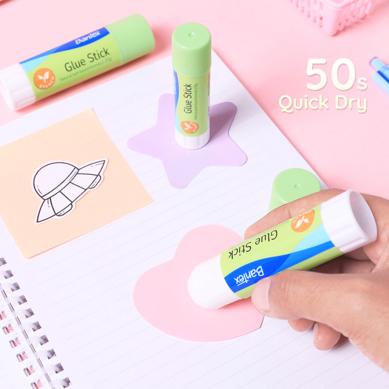 Bantex Glue Stick / Lem Sekolah Ramah Lingkungan Tidak Beracun BH6401 (6)