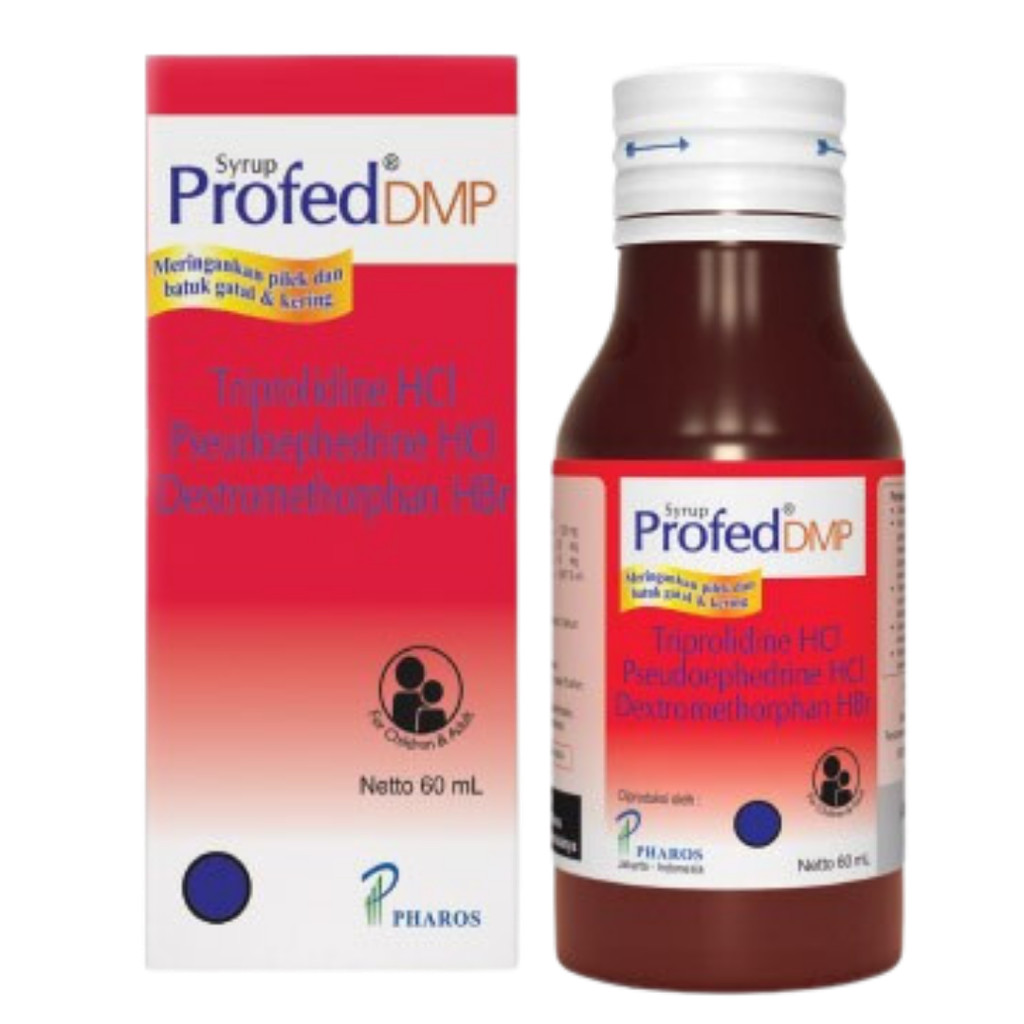 Jual PROFED DMP SIRUP 1 BOTOL @ 60 ML | Shopee Indonesia