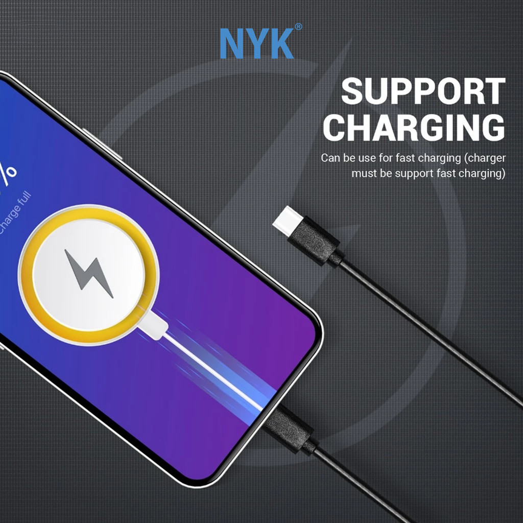 NYK Kabel Type C to Type C Multi Device Support Charging 50 Cm COD (5)