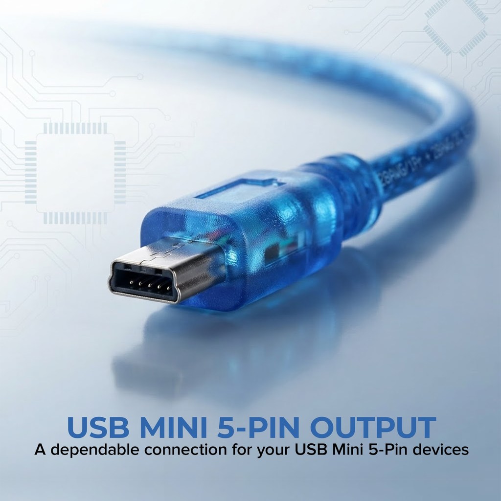 NYK Kabel USB to 5P 60 CM Transparant COD (2)