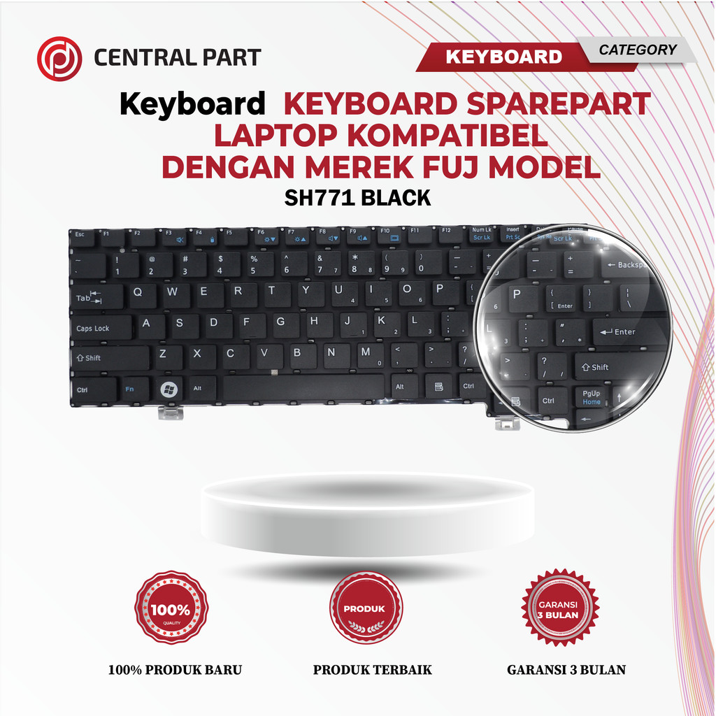 Jual KEYBOARD FUJITSHU LIFEBOOK SH771 BLACK / PRODUK BARU | Shopee ...