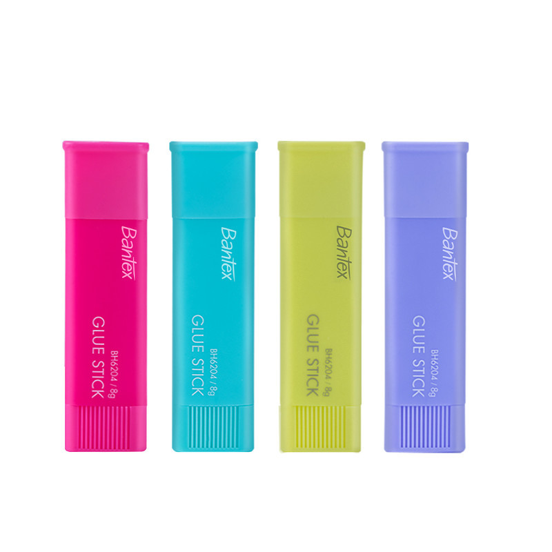 Bantex Glue Stick Aman Untuk Anak / Lem Stik Bentuk Segitiga Warna Pastel Aesthetic (7)