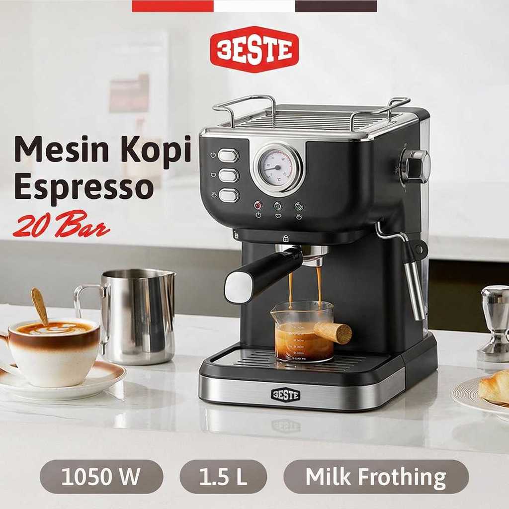 Jual TRIESTE MESIN KOPI ESPRESSO COFFEE FROTHING 20 BAR 1050W 1.5L ...
