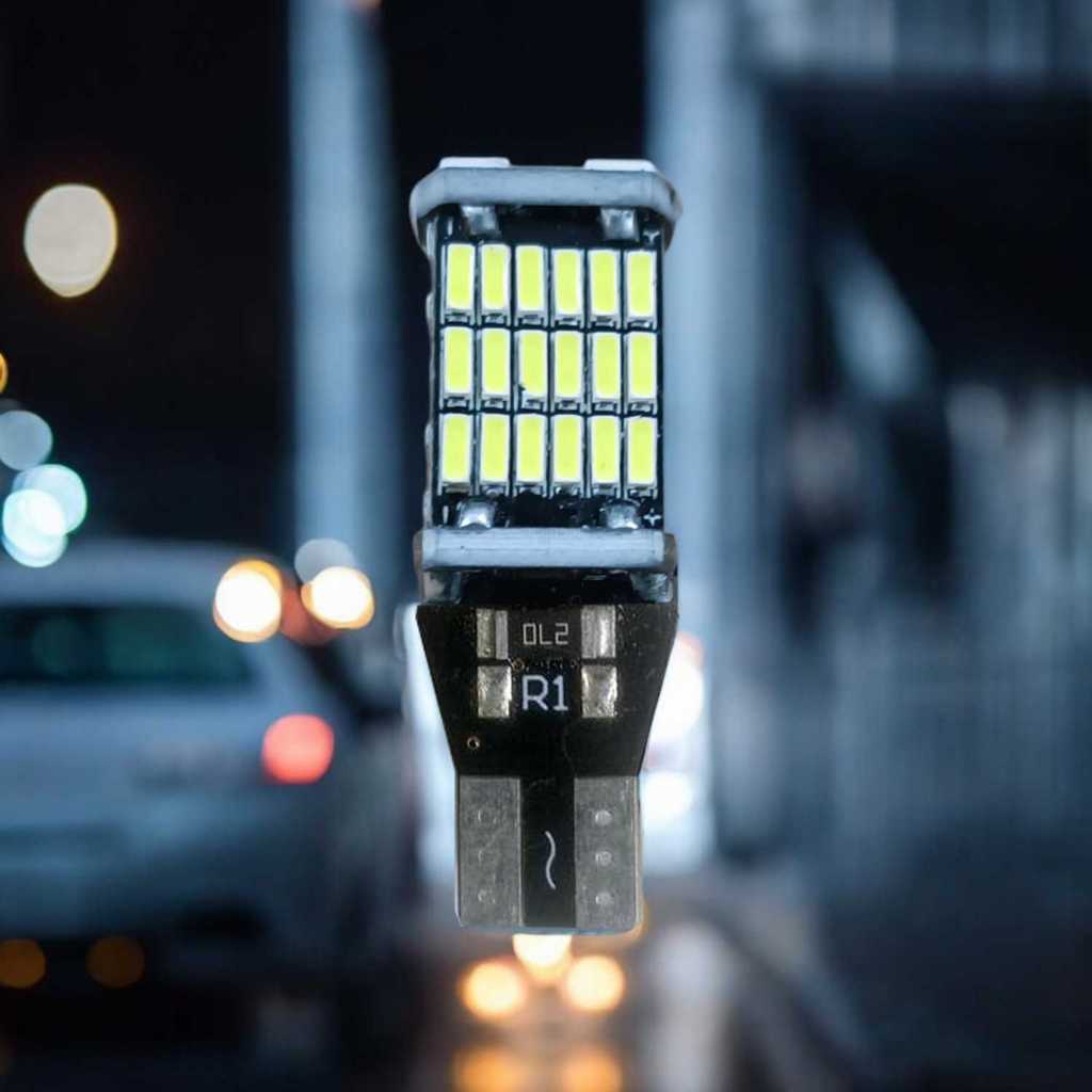 Jual Hamy Lampu Mundur Mobil Senja Position Lamp LED 4014 45SMD T15 ...