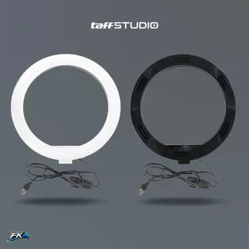 TaffSTUDIO Lampu Ring Light LED 3in1 Color Phone Holder 25.4cm 10W QX 260