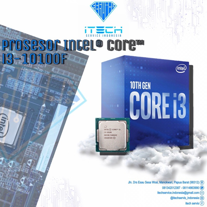 Jual PROCESSOR INTEL CORE i3 10100F | Shopee Indonesia