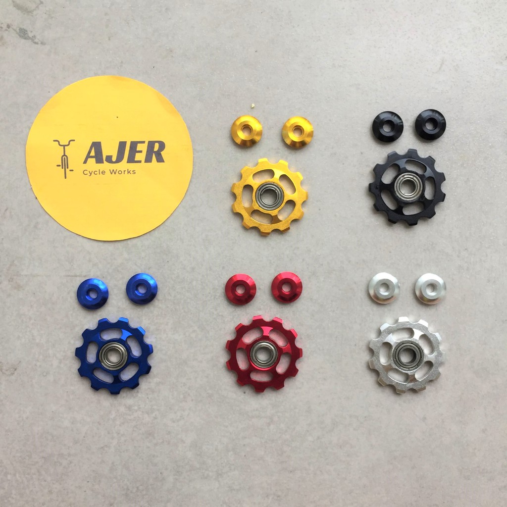 Jual Pulley RD 11t Alloy Sealed Bearing Jockey Wheels Rear Derailleur