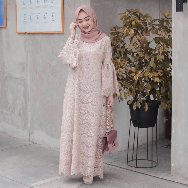 Dress 2024 hijab kondangan