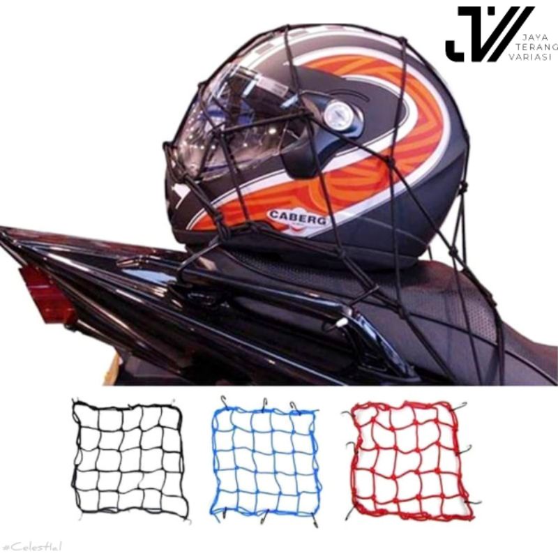Jual Jaring Helm Motor/Tali Jala Jok/Jaring Helm Jumbo/Jaring Helm ...