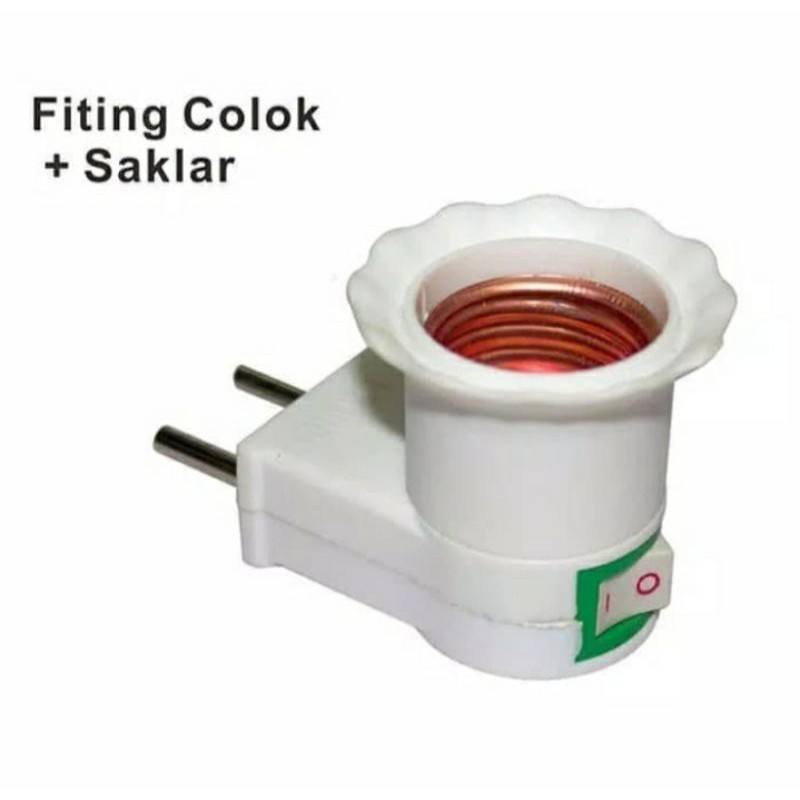 Jual Fitting Colok Saklar On Off Model Siku Portabel | Shopee Indonesia