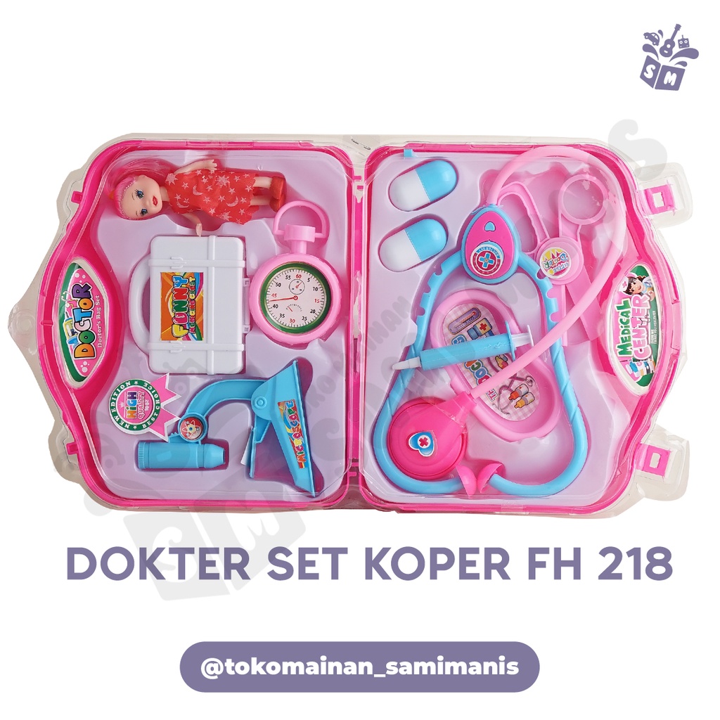Jual Dokter set koper + barbie/Mainan Edukasi Anak Dokter Dokteran ...