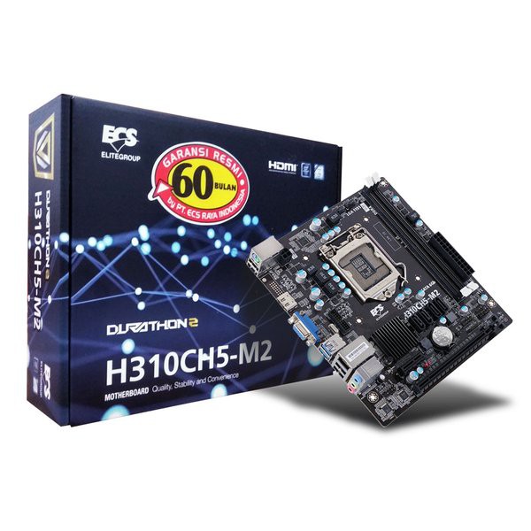 Jual Motherboard ECS H310CH5-M2 | Shopee Indonesia