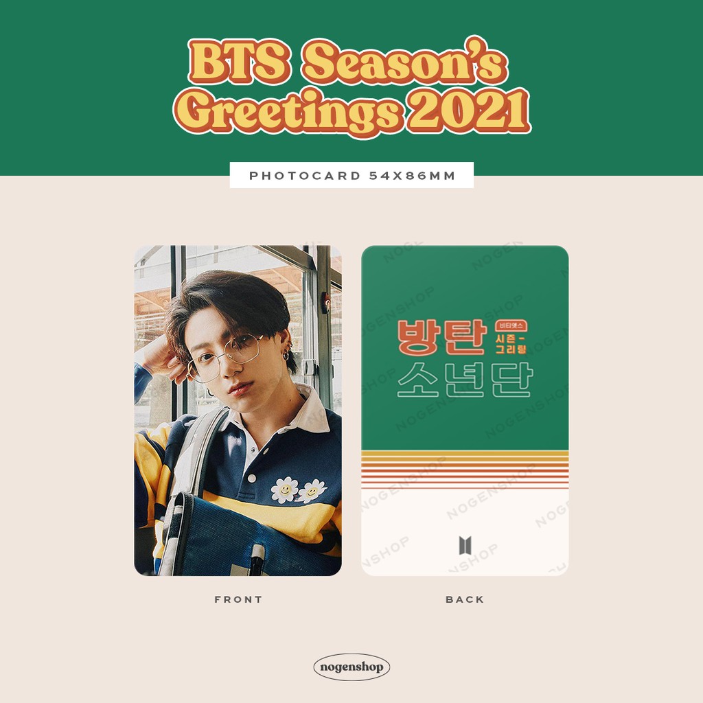 Jual PHOTOCARD BTS Season's Greetings 2021 Shopee Indonesia