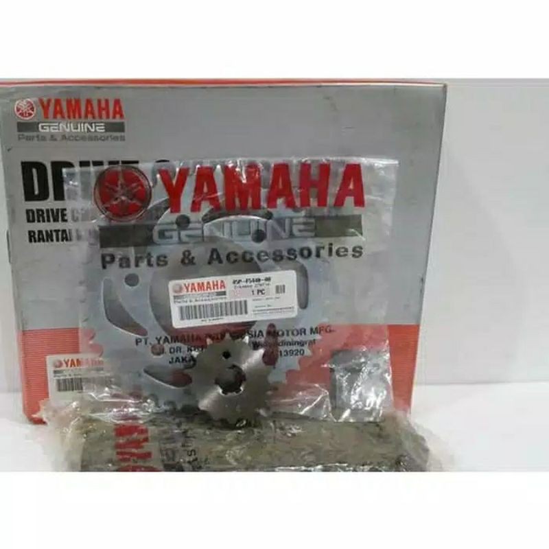 Jual Gir set Gear set Rantai set Byson karbu Original Yamaha Genuine
