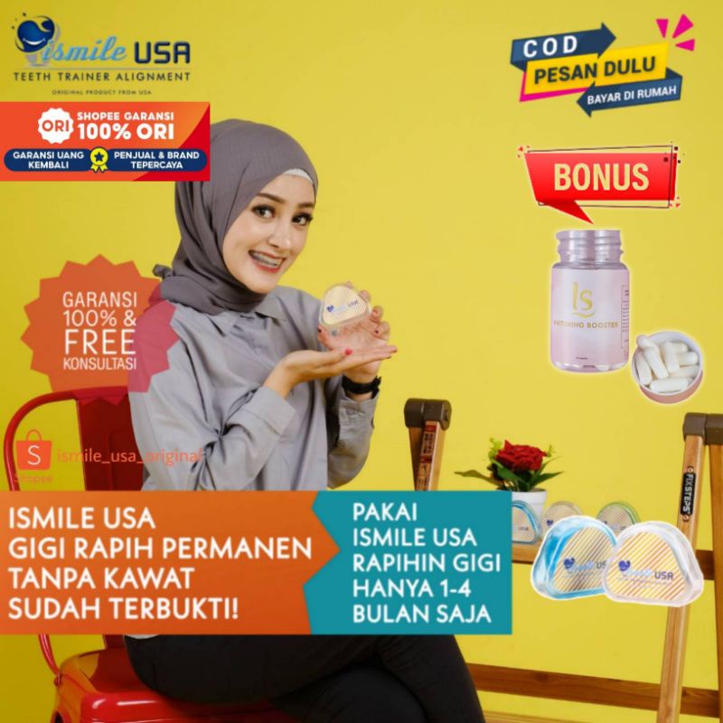 Jual Garansi 100% Ismile USA Original / Ismile usa/Perapih gigi/Perapi ...