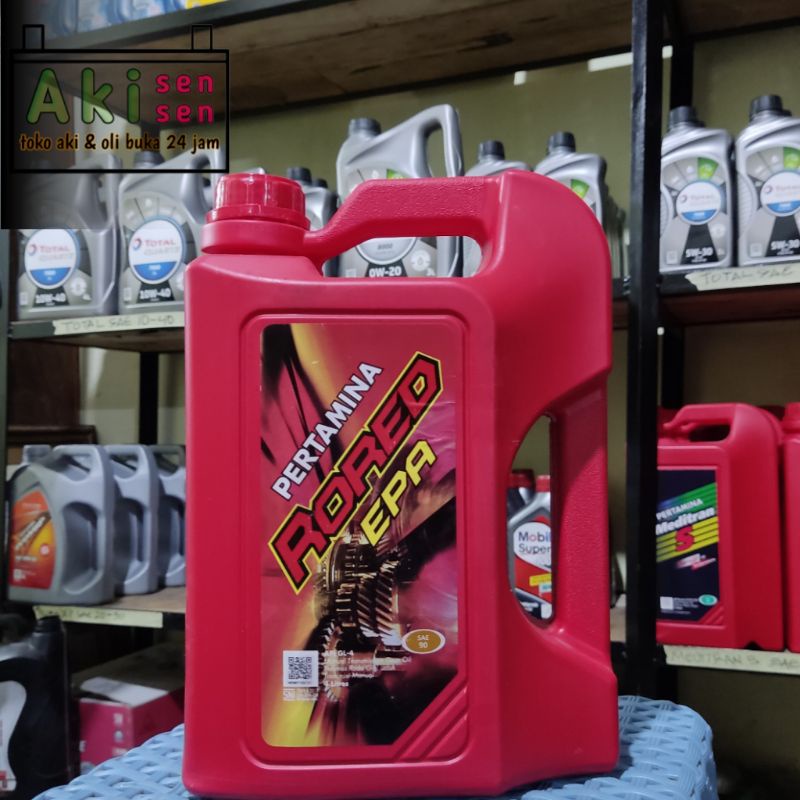 Jual pelumas oil oli tranmisi manual rored epa 90 galon isi 4liter ...