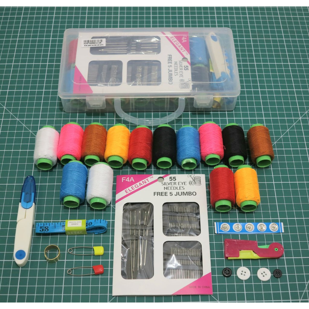 Jual [SK01] Alat Jahit Set Sewing Kit Model Terbaru Peralatan Benang