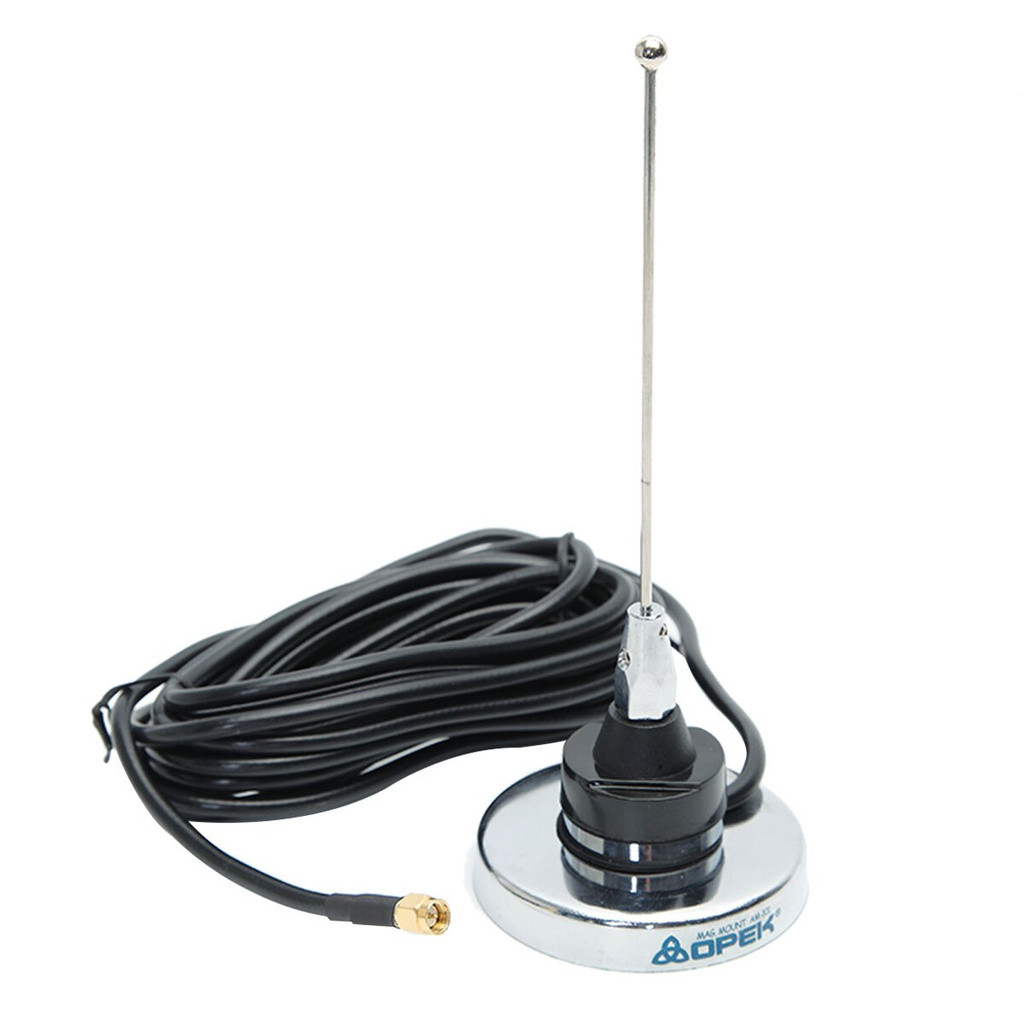 Base Magnetica Antenna NMO NC-450MU | Cavo RG58 PL259 Per UHF 400-520Mhz | 18 Cm