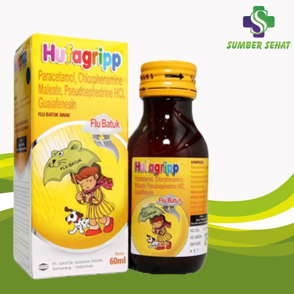 Jual Hufagrip Flu Sirup Kuning Ml Shopee Indonesia