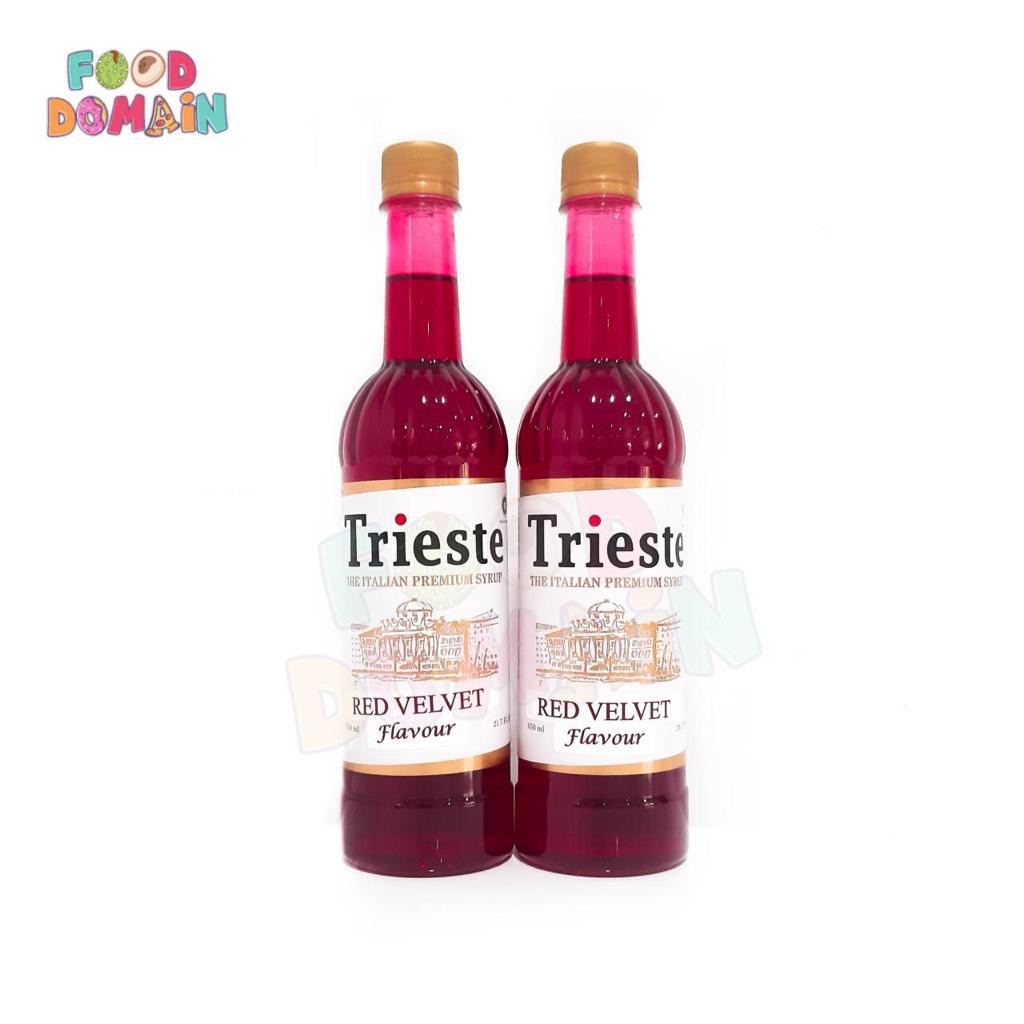 Jual Trieste Syrup Red Velvet - Sirup Rasa Red Velvet - 650ml | Shopee ...