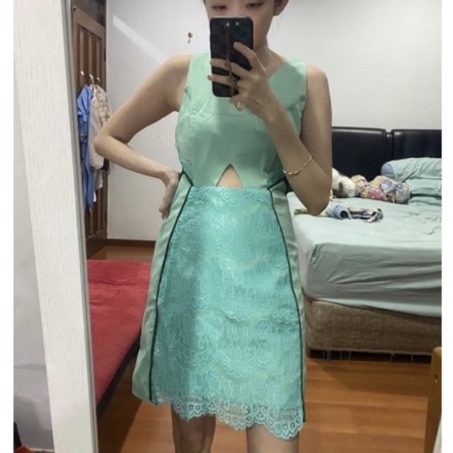 flared mini dress Mock Neck Long-Sleeve Size:XL Pre-Order lace ball gown bridal wedding dress blue floral dress -