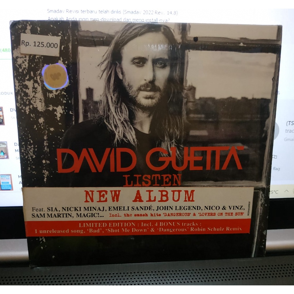 Jual CD David Guetta - Listen (LIMITED EDITION Include 4 Bonus Tracks ...