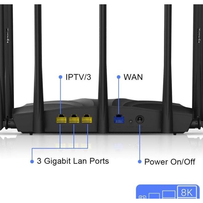 Jual Tenda Ac23 Ac2100 Dual Band Gigabit Wifi Router Mu Mimo Ac 23 Ac 2100 Shopee Indonesia 