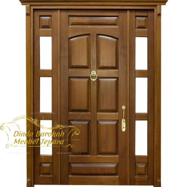 Jual Pintu Rumah Jati Minimalis Pintu Kusen Set Jendela Jati Pilihan Berkualitas Shopee 5149