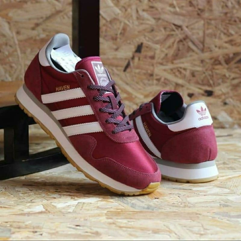 Jual Baqicot Store Adidas Haven Maroon White 100 Original