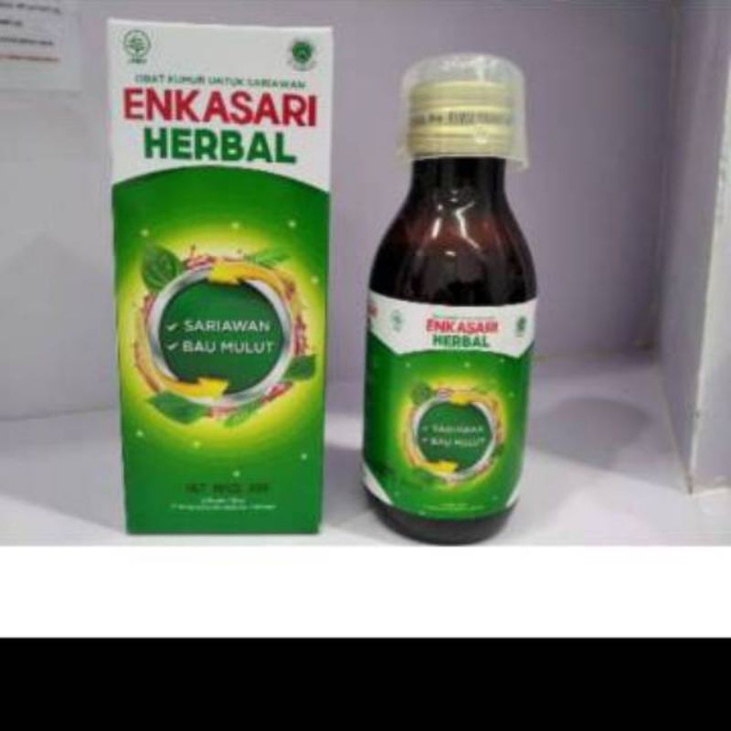 Jual Obat Sariawan Dan Mengatasi Bau Mulut Enkasari 120ml Shopee Indonesia