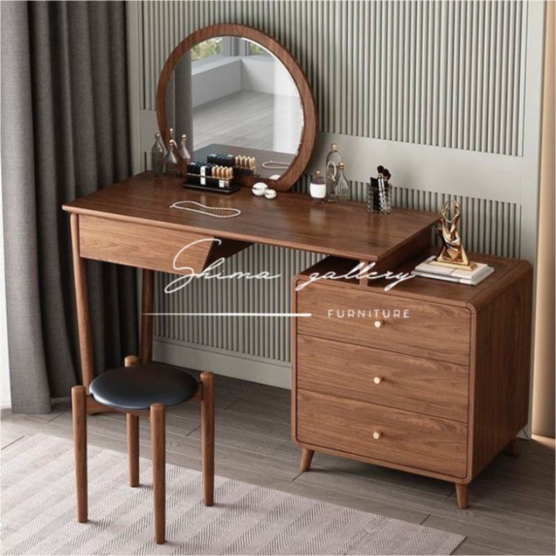 Jual Meja rias minimalis modern / Meja rias kekinian / Meja rias kayu ...