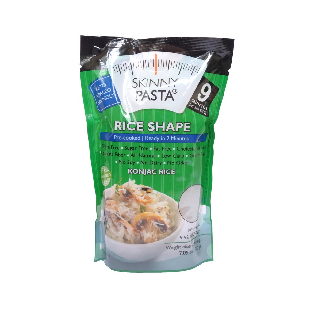 Jual Nasi Shirataki Diet / Skinny Pasta Organik Konjac Rice Shape 200 ...