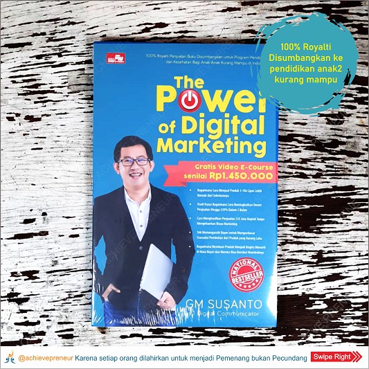 The Power Digital Marketer GM Susanto: Membangun Kerajaan Bisnis di Era Digital