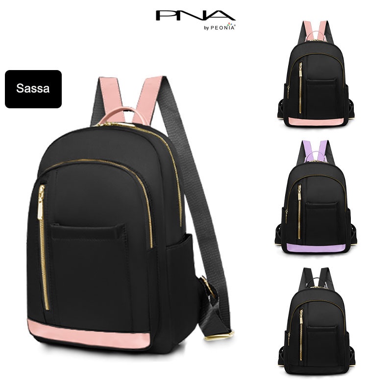 Jual Peonia PNA SASSA Ransel Korea Tas Wanita Punggung Import Kantor ...