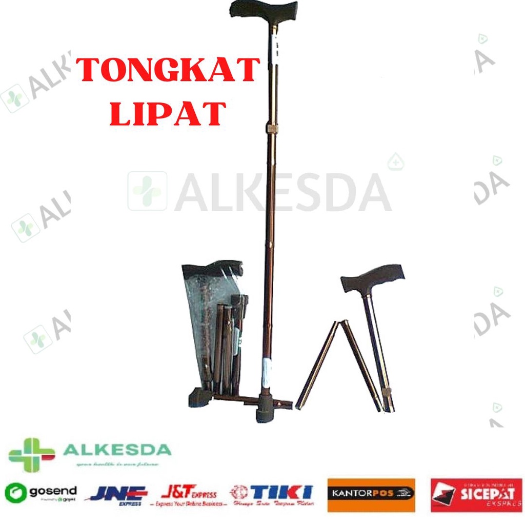 Jual Tongkat Kaki Lipat Gea Alat Bantu Jalan Lipat Praktis Fs L Shopee Indonesia