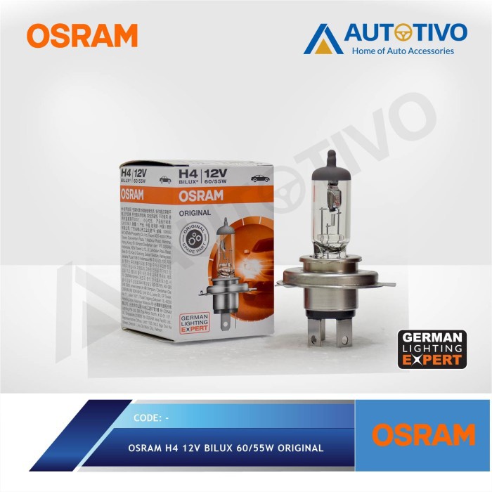 Jual Lampu Mobil Bohlam Osram H4 Bilux 64193 12V 60/55W | Shopee Indonesia