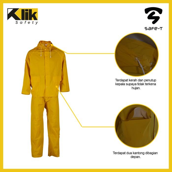 Jual Jas Hujan Setelan Polos Pvc Safe-T Srs300 Berkualitas | Shopee ...