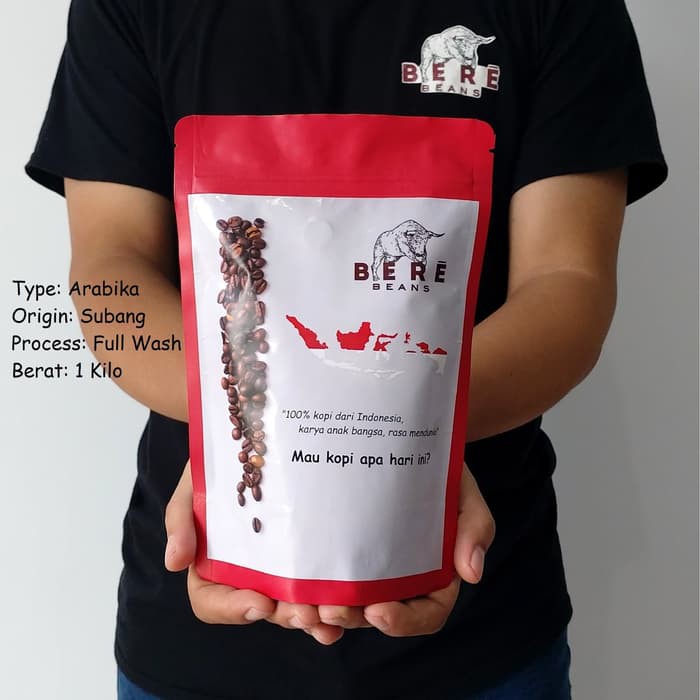 Jual Kopi Arabika Subang Jawa Barat 1 KILO 1KG Biji Bubuk Coffee Bean ...