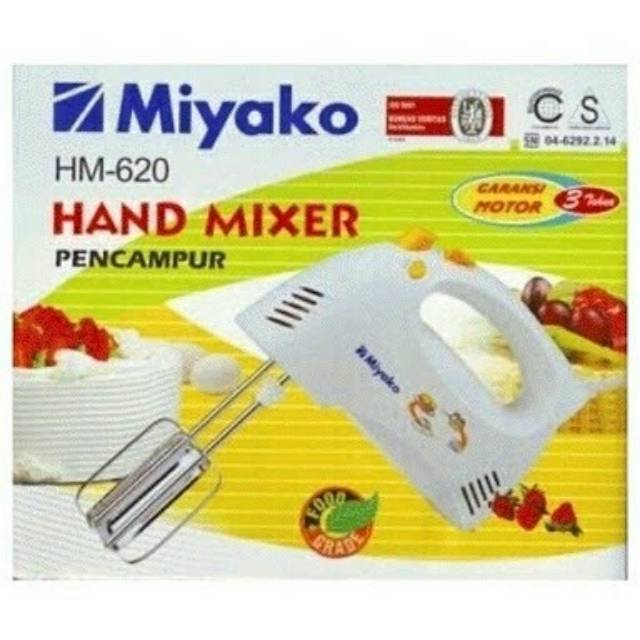 Jual Mixer Tangan Miyako HM-620 hand mixer HM620 | Shopee Indonesia