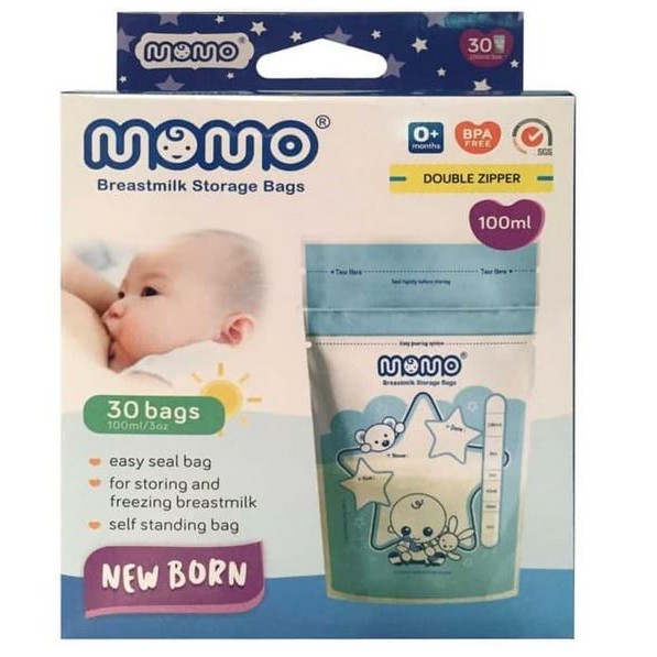 Jual Momo Kantong Asi New Born Symphony Momo Breast Milk Bag