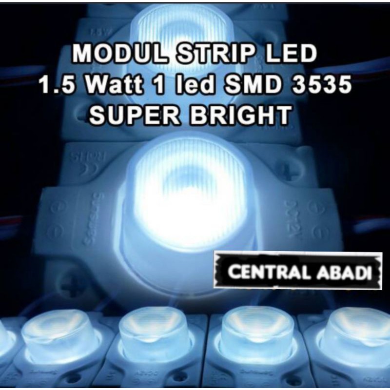 Jual Led modul 1 mata SMD 3535 putih DC 12v ip67 waterproof | Shopee ...