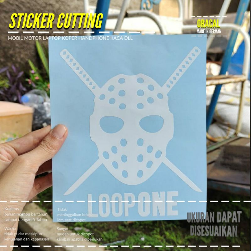 Jual STIKER LOOP ONE STICKER CUTTING TRANSPARAN BAHAN ORACAL | Shopee ...
