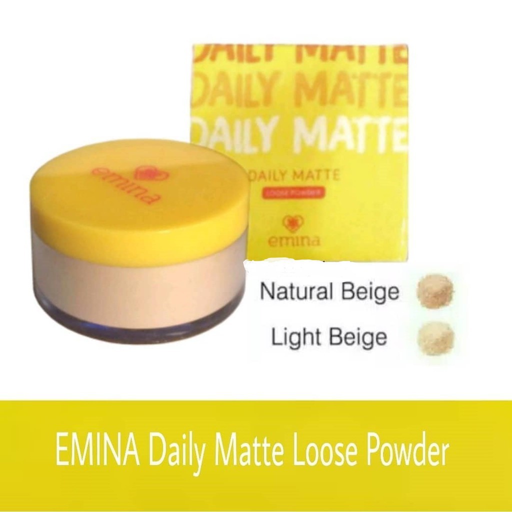 Jual EMINA DAILY MATTE LOOSE POWDER 20GR | Shopee Indonesia
