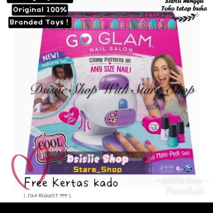 Jual Go Glam Nail Salon Playset Original / Mainan Cat Kuku anak / Nail